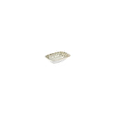 Oliva 4.75" x 3.25" x h:0" Rectangular Green Vitrified Deep Plate