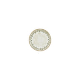 Oliva dia.6" Round Green Vitrified Plate