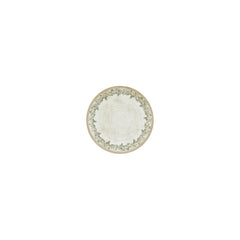 Oliva dia.6" Round Green Vitrified Plate