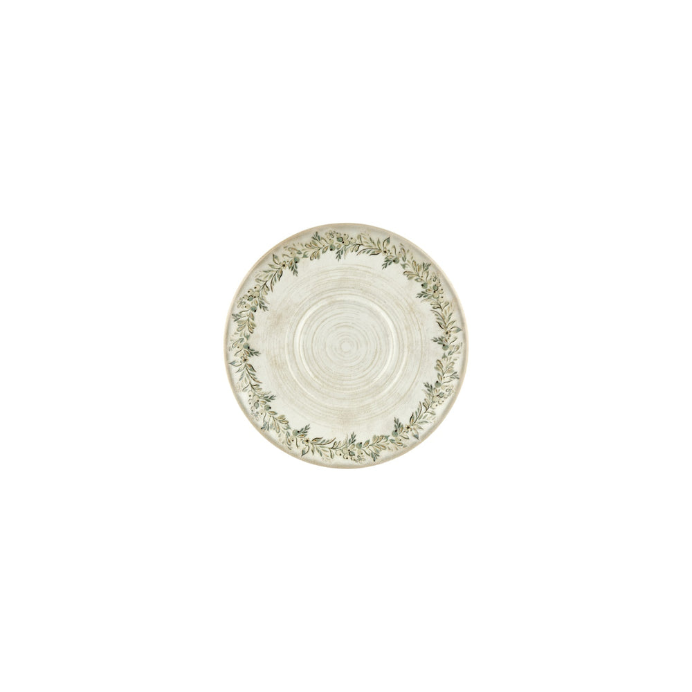Oliva dia.7.5" Round Green Vitrified Saucer