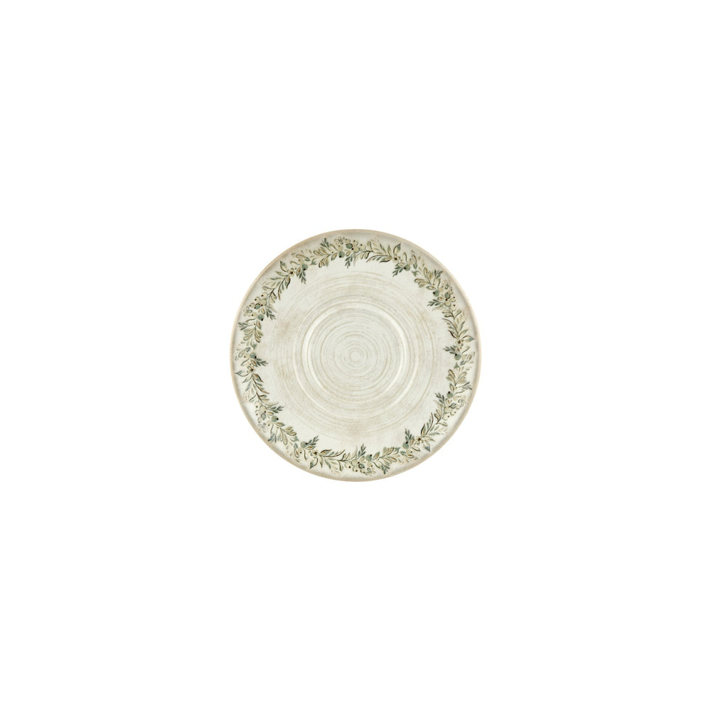 Oliva dia.7.5" Round Green Vitrified Saucer