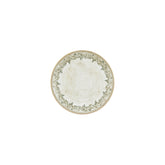 Oliva dia.8.25" Round Green Vitrified Plate