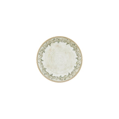 Oliva dia.8.25" Round Green Vitrified Plate