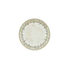 Oliva dia.9.75" Round Green Vitrified Plate