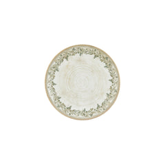 Oliva dia.9.75" Round Green Vitrified Plate