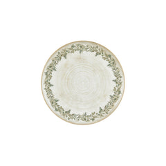Oliva dia.10.75" Round Green Vitrified Plate