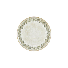 Oliva dia.10.75" Round Green Vitrified Plate