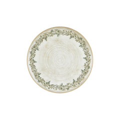 Oliva dia.11.75" Round Green Vitrified Plate
