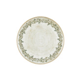 Oliva dia.12.5" x 12.5" Round Green Vitrified Pizza Plate
