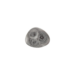 Island Onix 5.5" x 4.25" x h:0" Organic Gray Vitrified Saucer