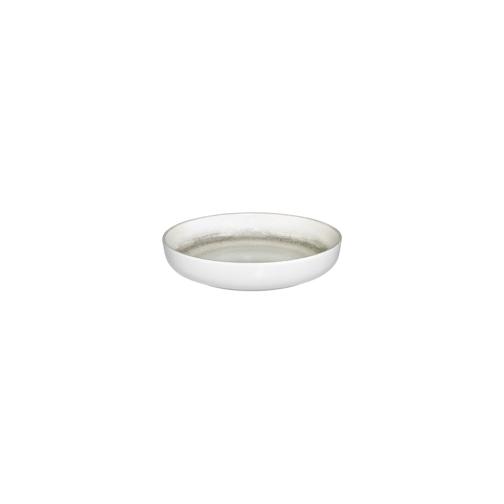 Ephyra dia.7.5" h:0" 24 oz. Round Gray Vitrified Deep Plate