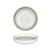 Ephyra dia.10.25" h:0" 59 oz. Round Gray Vitrified Deep Plate