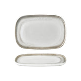 Ephyra 13.5" x 9" x h:0" Oval Gray Vitrified Platter