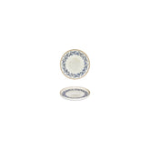 Kario dia.4.25" h:0" Round Blue Vitrified Deep Plate