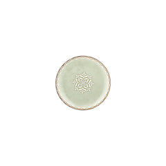 Rome dia.6.75" Round Green Vitrified Plate