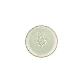 Rome dia.8.25" Round Green Vitrified Plate