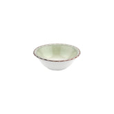 Rome dia.8.75" h:0" 42 oz. Round Green Vitrified Bowl