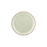 Rome dia.10.75" Round Green Vitrified Plate