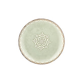 Rome dia.11.75" Round Green Vitrified Plate
