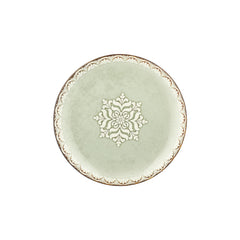 Rome dia.11.75" Round Green Vitrified Plate