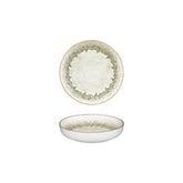 Oliva dia.7.5" h:0" 24 oz. Round Green Vitrified Deep Plate