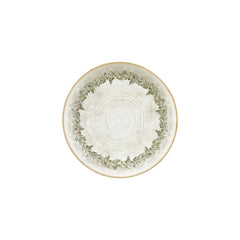 Oliva dia.10.25" h:0" 59 oz. Round Green Vitrified Deep Plate