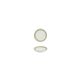 Oliva dia.3.5" h:0" Round Green Vitrified Deep Plate