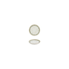 Oliva dia.3.5" h:0" Round Green Vitrified Deep Plate