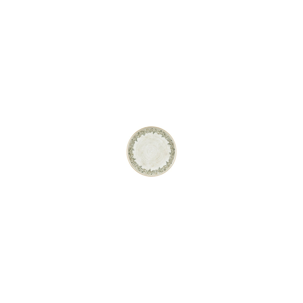 Oliva dia.3.5" h:0" Round Green Vitrified Deep Plate