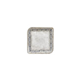 Zafira 6" x 6" Square Decorated Vitrified Plate