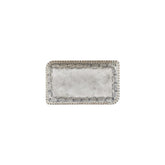 Zafira 9.5" x 6" Rectangular Beige Vitrified Plate