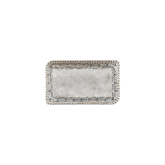 Zafira 9.5" x 6" Rectangular Beige Vitrified Plate