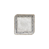 Zafira 9" x 9" Square Beige Vitrified Plate