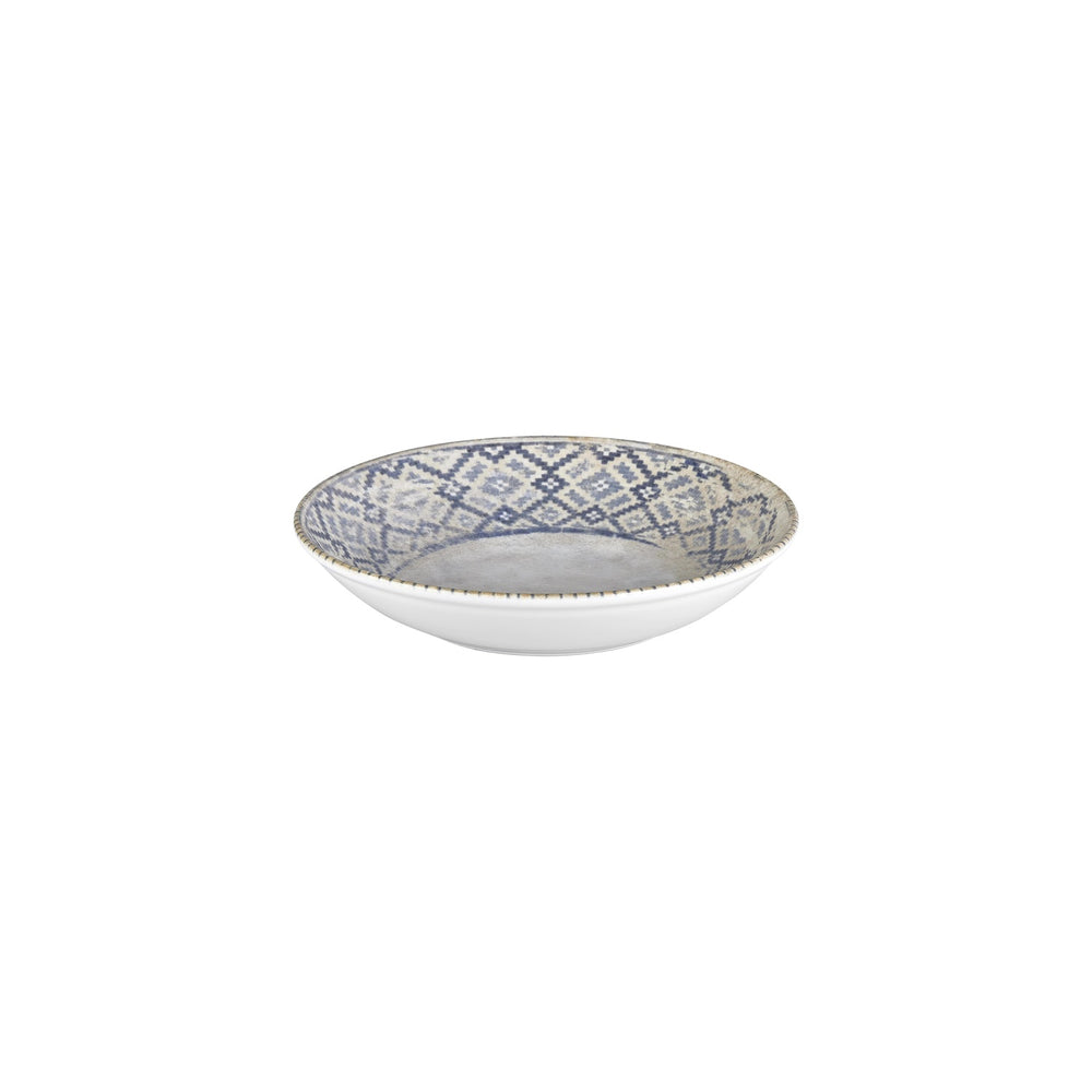 Zafira dia.9.75" h:2" 44 oz. Round Beige Vitrified Deep Plate