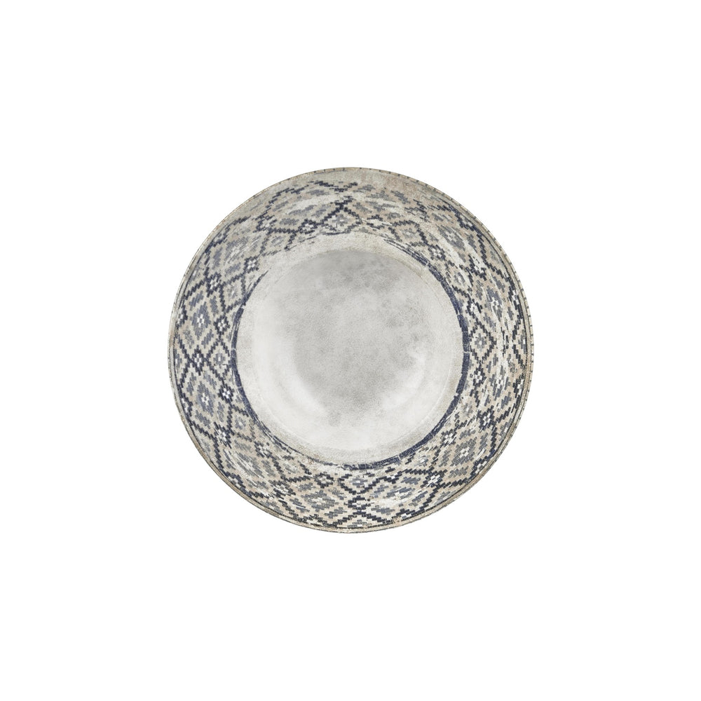 Zafira dia.11" h:2.25" 16 oz. Round Beige Vitrified Deep Plate