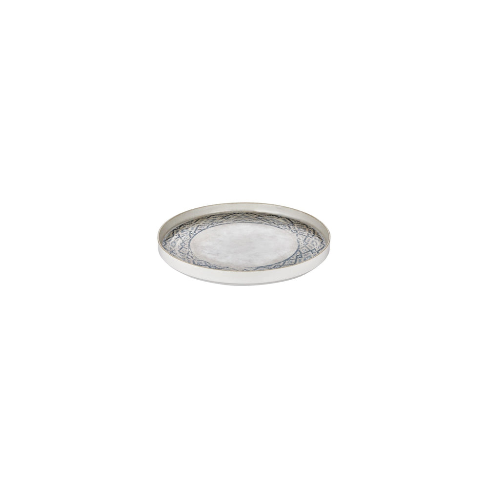 Zafira dia.7.5" Round Beige Vitrified Plate