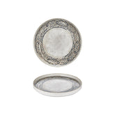 Zafira dia.9" Round Beige Vitrified Plate