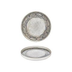 Zafira dia.9" Round Beige Vitrified Plate