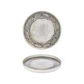 Zafira dia.9.75" Round Beige Vitrified Plate