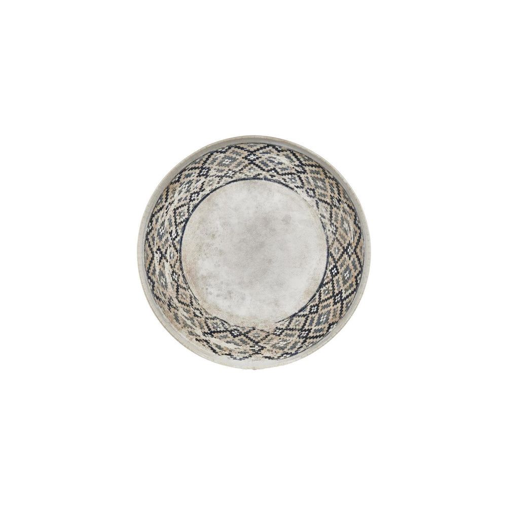 Zafira dia.9.75" Round Beige Vitrified Plate
