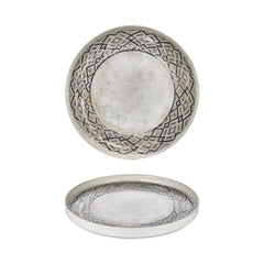 Zafira dia.10.75" Round Beige Vitrified Plate