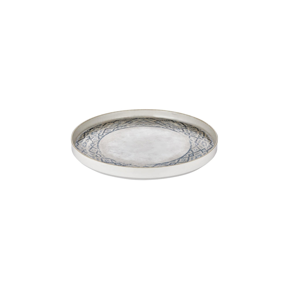 Zafira dia.10.75" Round Beige Vitrified Plate