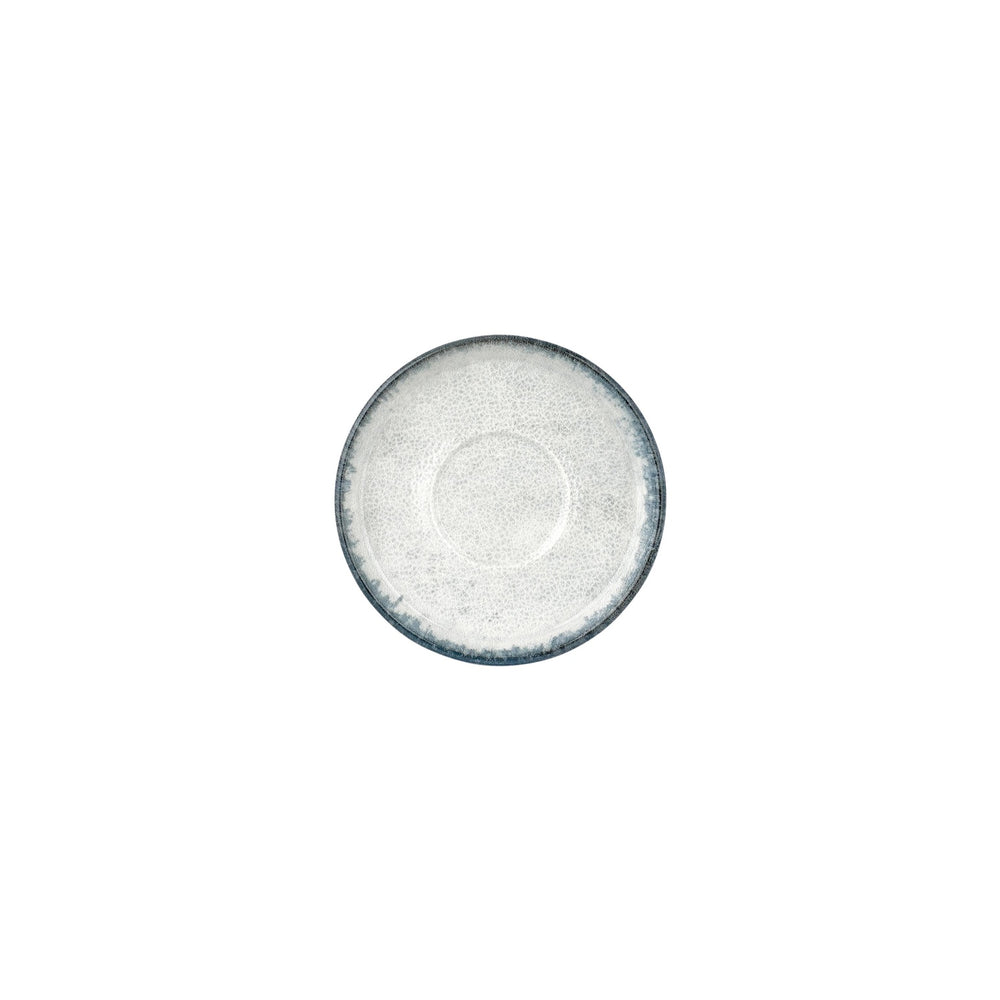 Smooth Ambience Blue dia.6" Round Blue Vitrified Saucer
