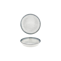 Smooth Ambience Blue dia.4" h:0" 3 oz. Round Blue Vitrified Deep Plate