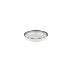 Smooth Ambience Blue dia.4" h:0" 3 oz. Round Blue Vitrified Deep Plate