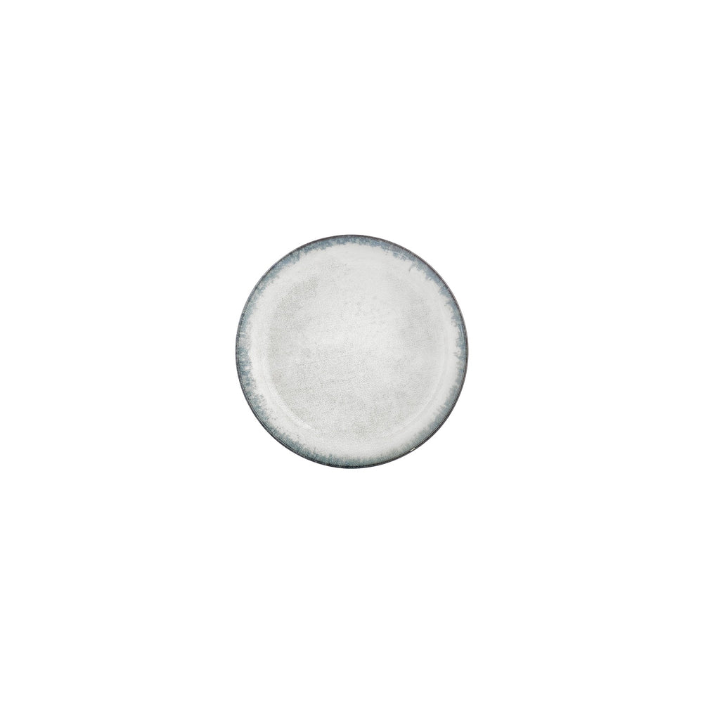 Smooth Ambience Blue dia.4" h:0" 3 oz. Round Blue Vitrified Deep Plate