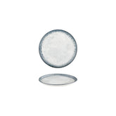 Smooth Ambience Blue dia.6.25" Round Blue Vitrified Plate