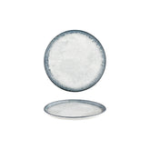 Smooth Ambience Blue dia.8.75" Round Blue Vitrified Plate