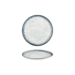 Smooth Ambience Blue dia.8.75" Round Blue Vitrified Plate