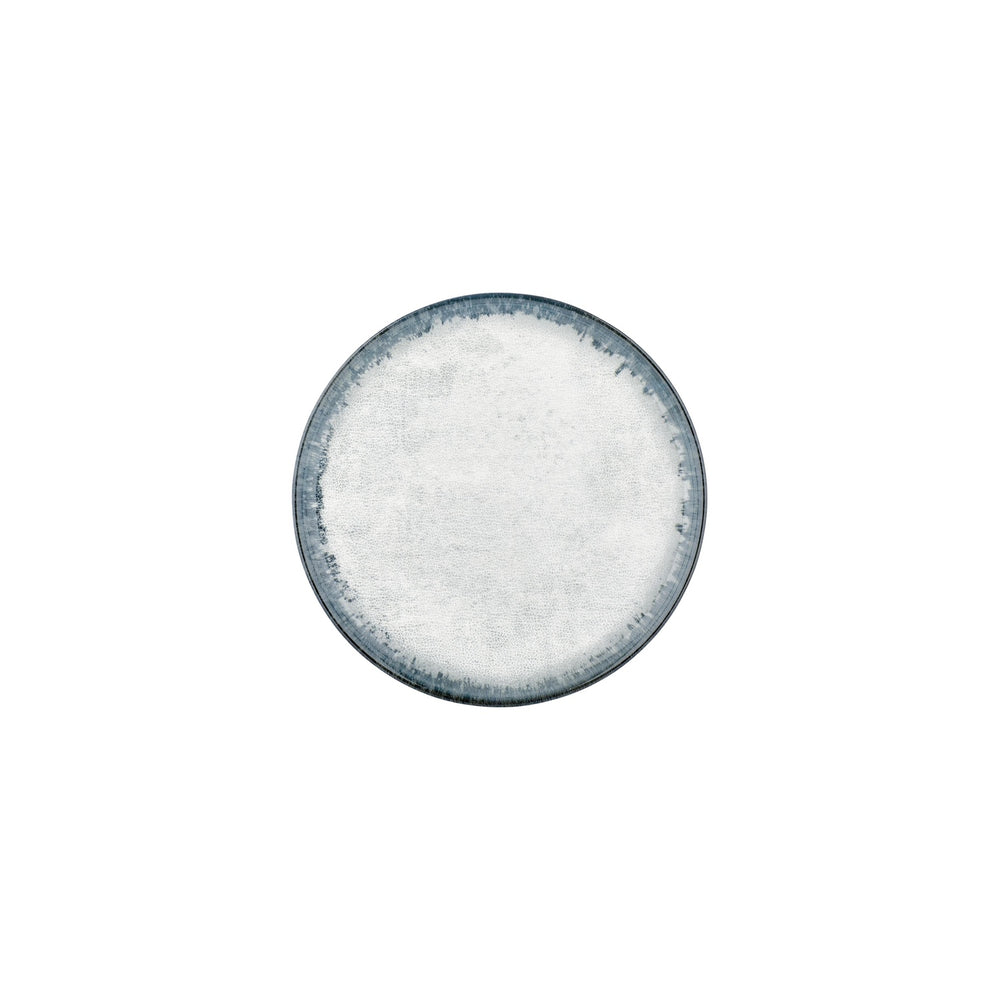 Smooth Ambience Blue dia.8.75" Round Blue Vitrified Plate